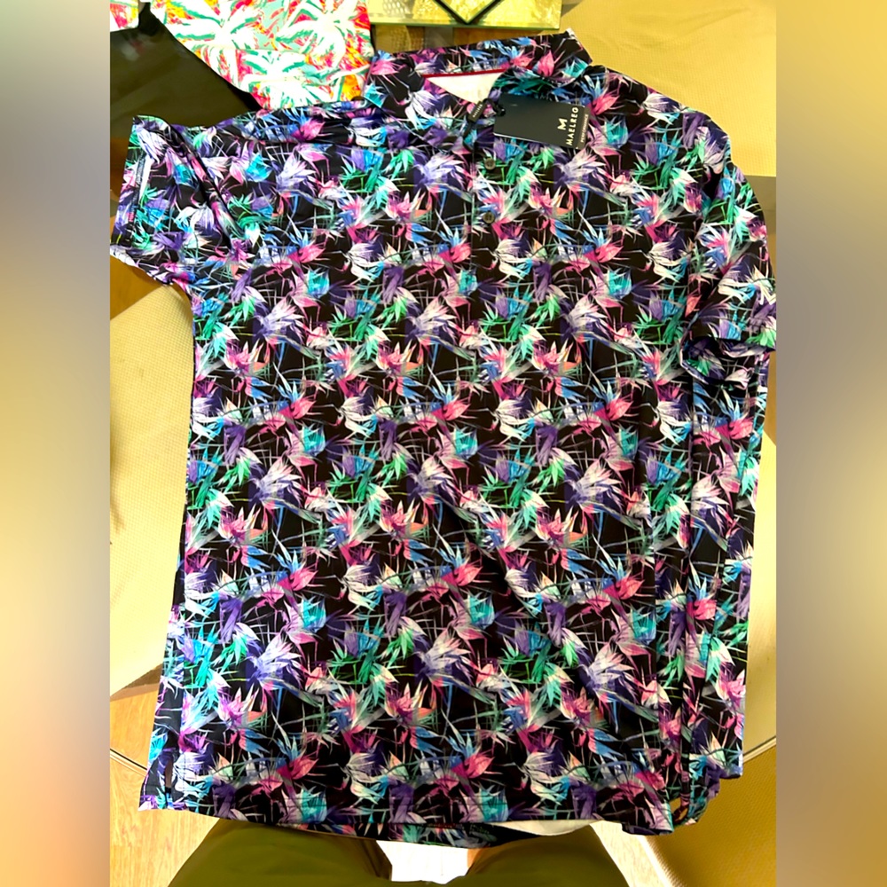 Dry fit athletic golf polo